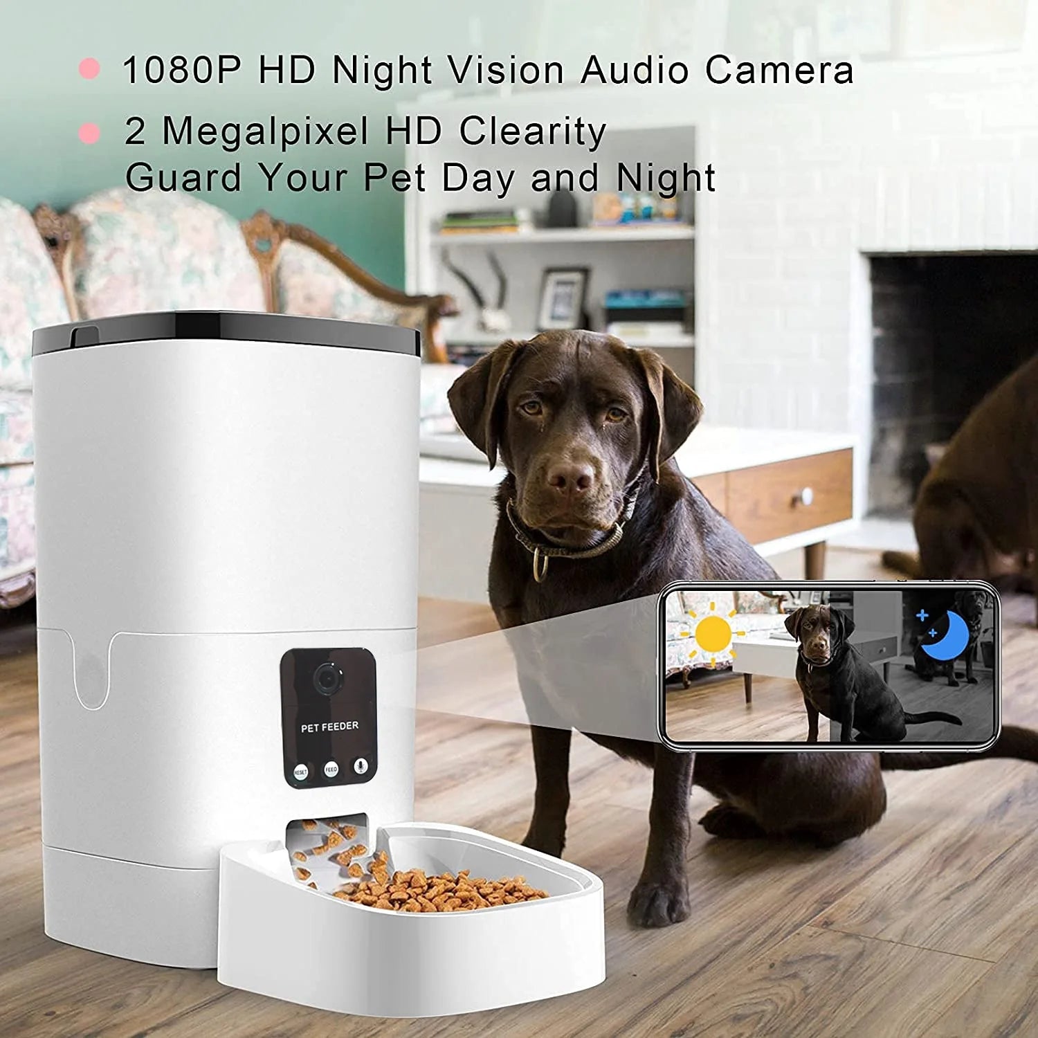 Automatic Pet Feeder for Cats and Dogs